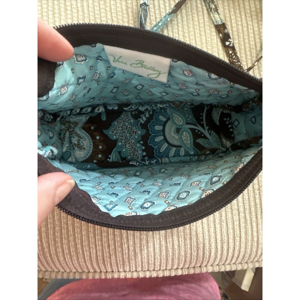 Vera Bradley Mini Crossbody Bag Java Blue - Picture 6 of 7